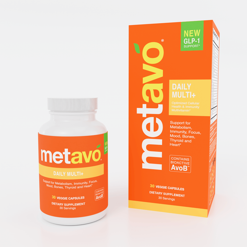 Metavo Daily Multivitamin with GLP-1 Support & AvoB for Metabolic Health Metavo Daily Multivitamin with GLP-1 Support & AvoB for Metabolic Health