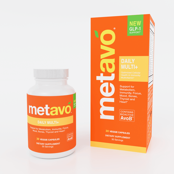 meta multi glp-1 nutritional support reviews Metavo Daily Multivitamin with GLP-1 Support & AvoB™ for Metabolic Health