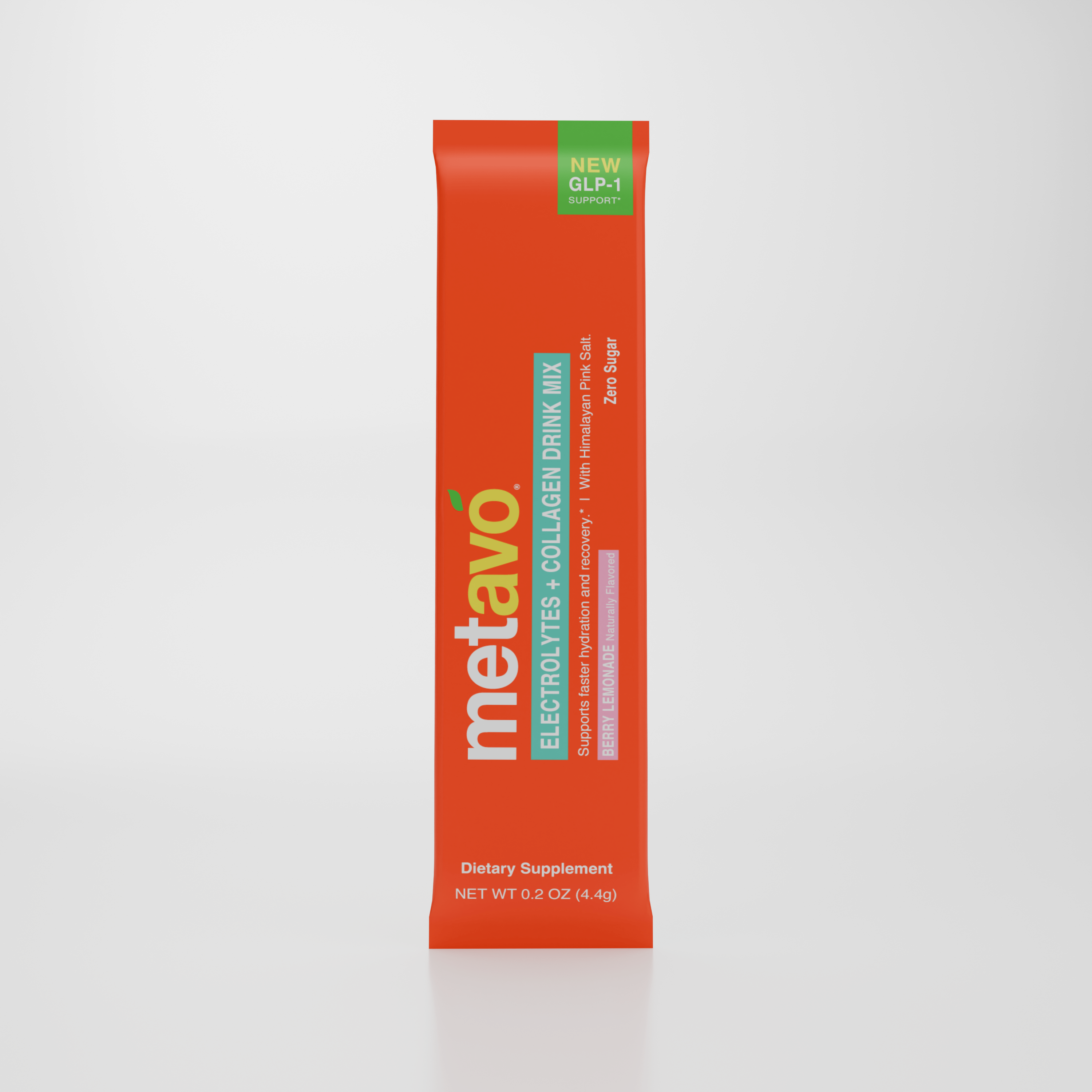 Metavo.com Metavo GLP-1 Metavo Electrolytes + Collagen Drink Mix with AvoB™ - Hydration, Recovery & Anti-Aging Support Berry Lemonade