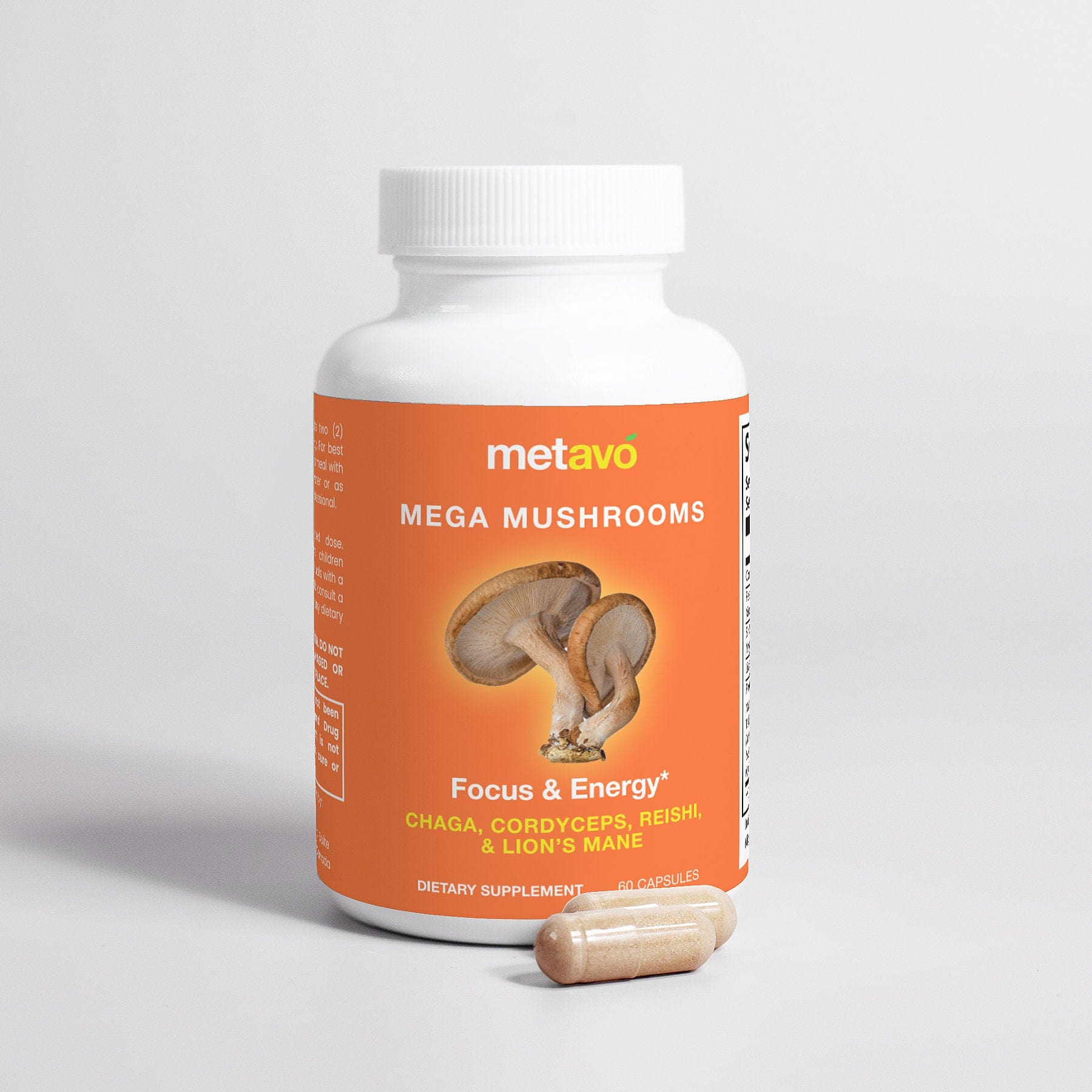 Metavo.com Natural Extracts Mega Mushrooms