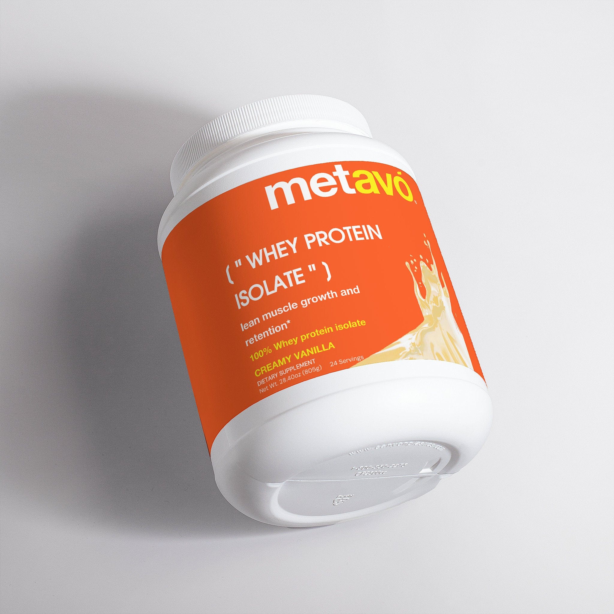 Metavo.com Proteins & Blends Advanced 100% Whey Protein Isolate (Vanilla)