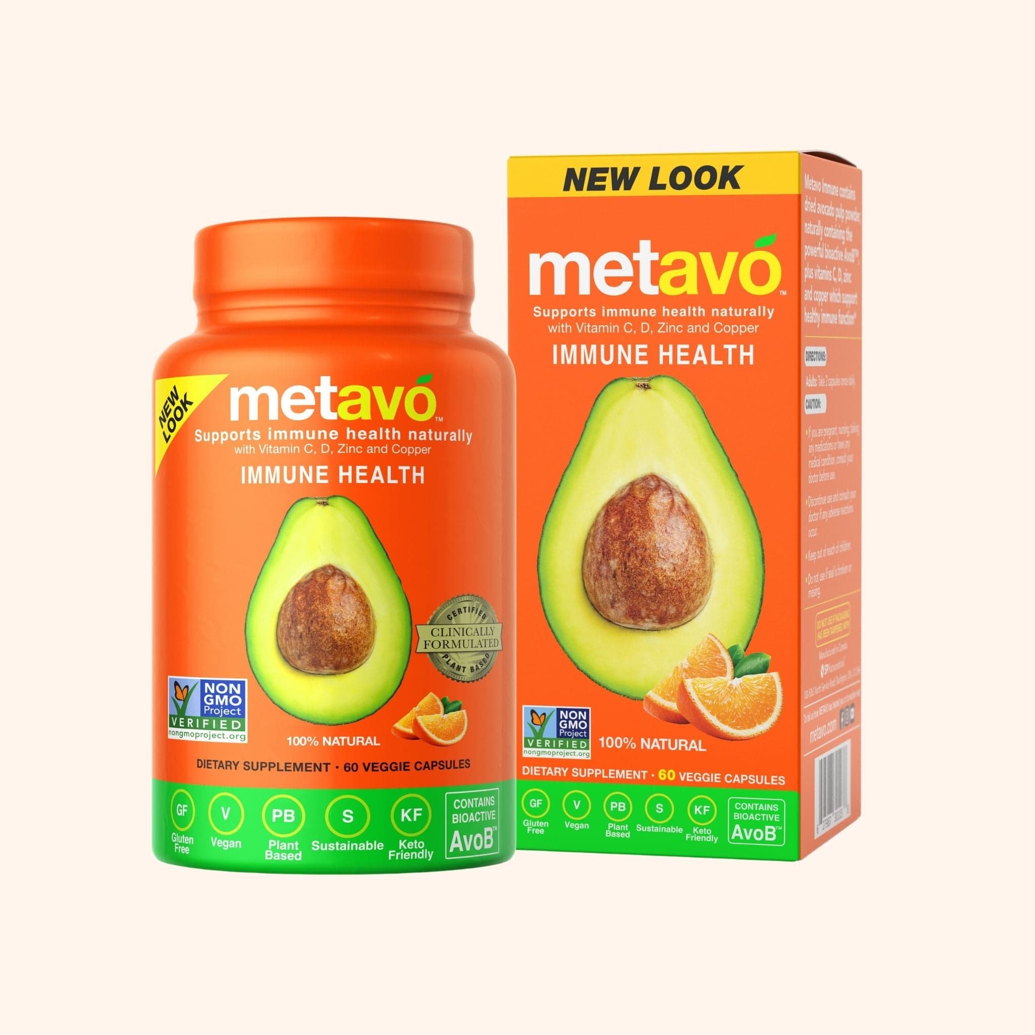 MetAvo Monthly Supply 60 Capsules Immune Health