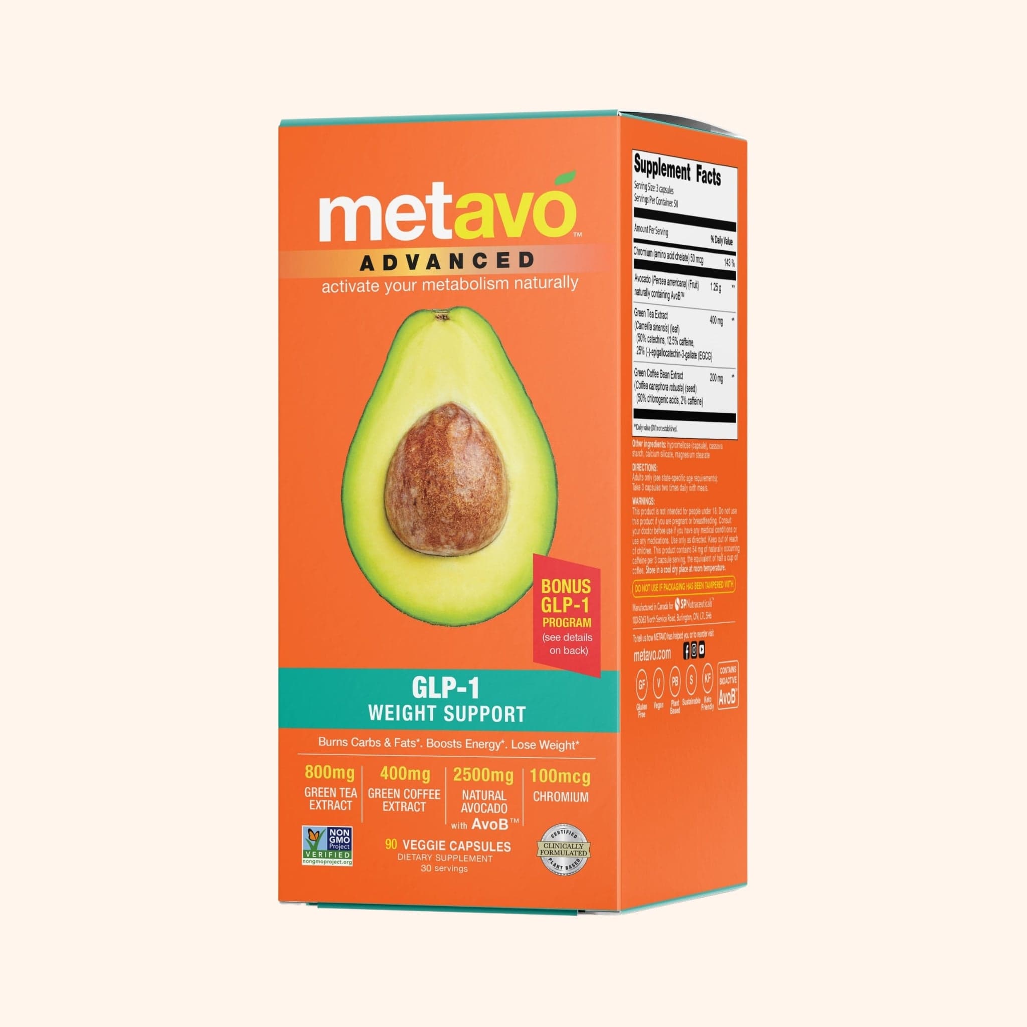 Metavo US Metavo Metavo Advanced GLP-1 Weight Support Capsules
