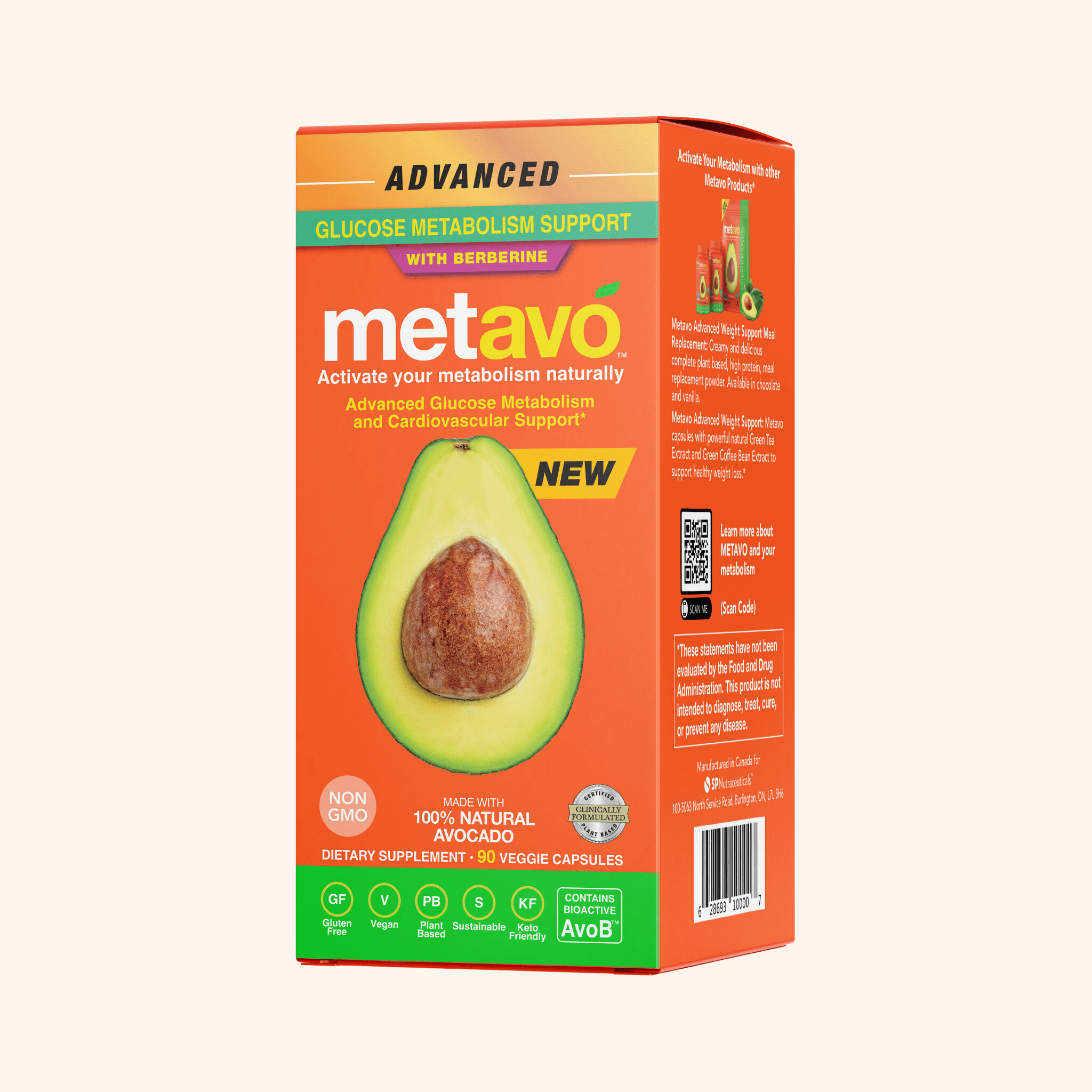 Metavo US Metavo Metavo Advanced Glucose Metabolism Support with Berberine