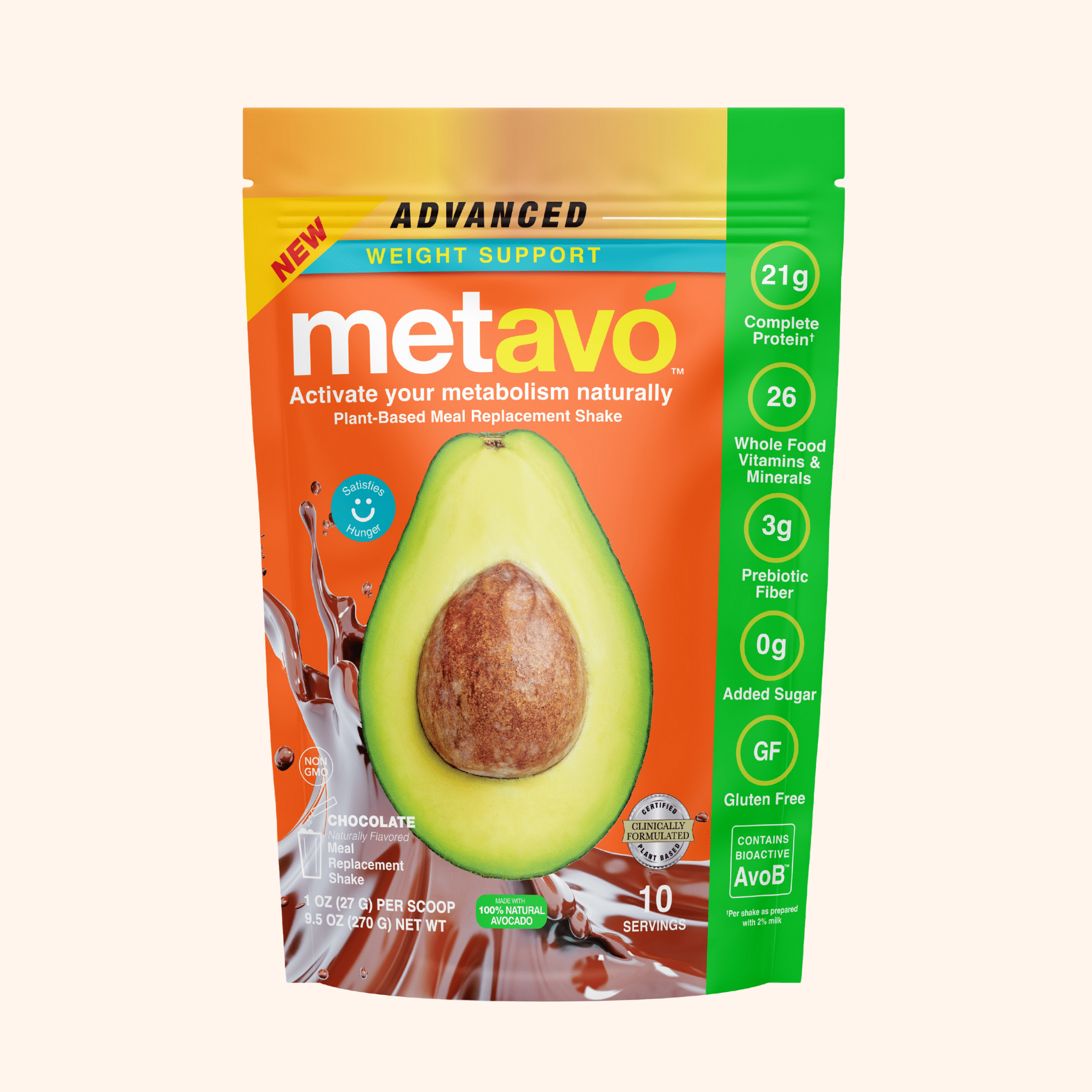 Metavo US Metavo Metavo Advanced Weight Support Meal Replacement Chocolate