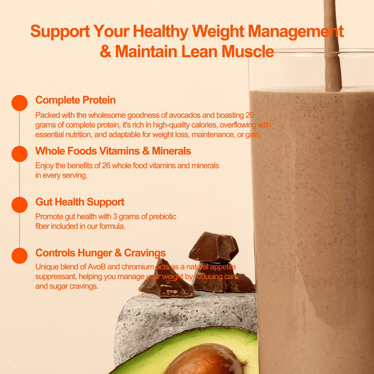 Metavo Advanced Weight Support Meal Replacement Chocolate