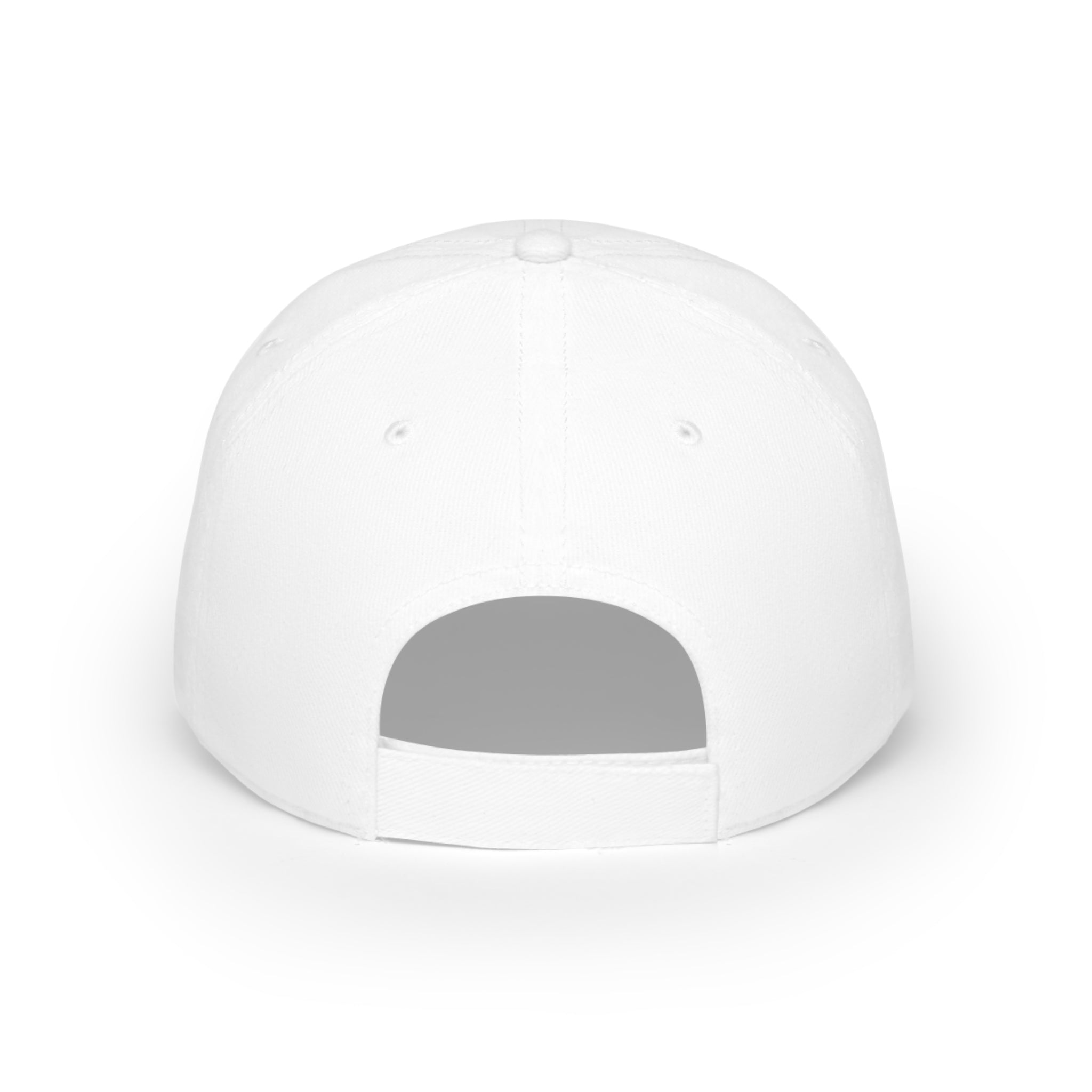 Printify Hats White / One size Low Profile Baseball Cap