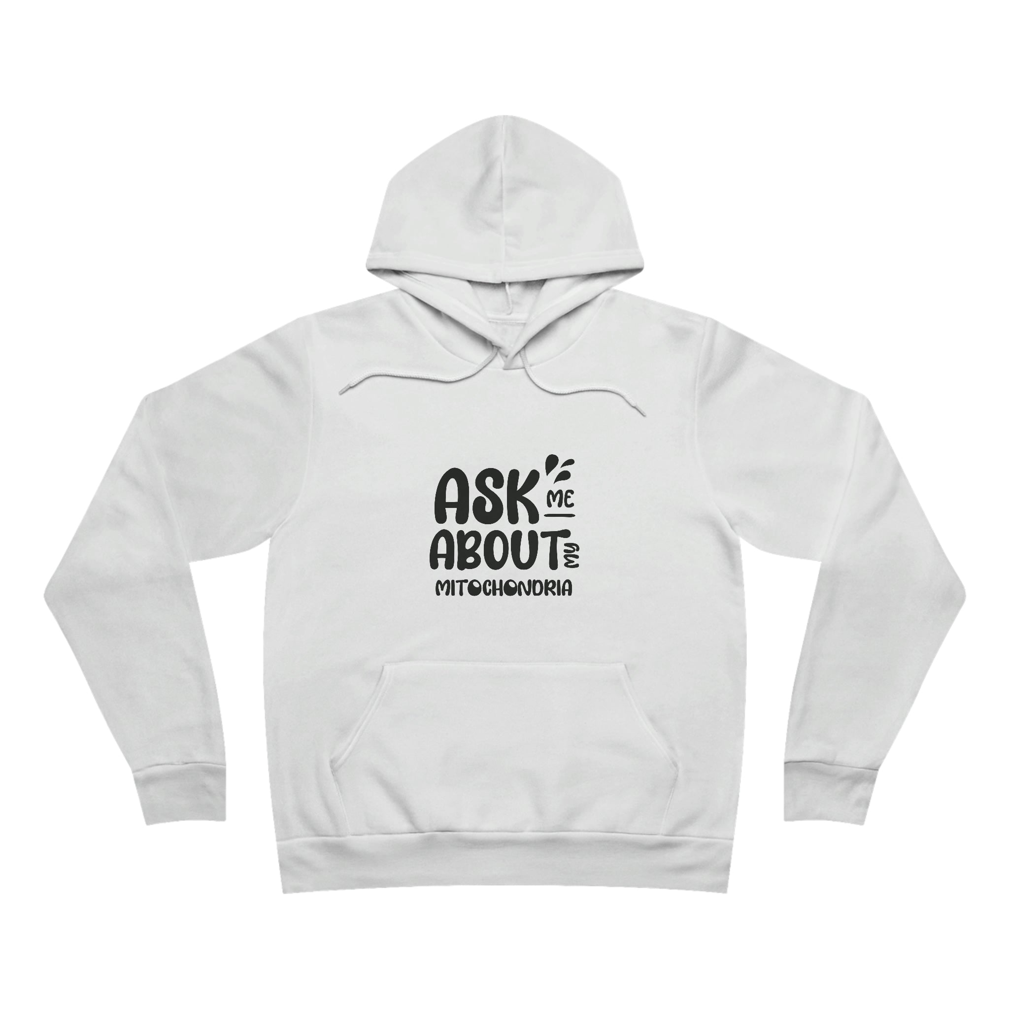 Printify Hoodie White / S Mitochondria Unisex Sponge Fleece Pullover Hoodie