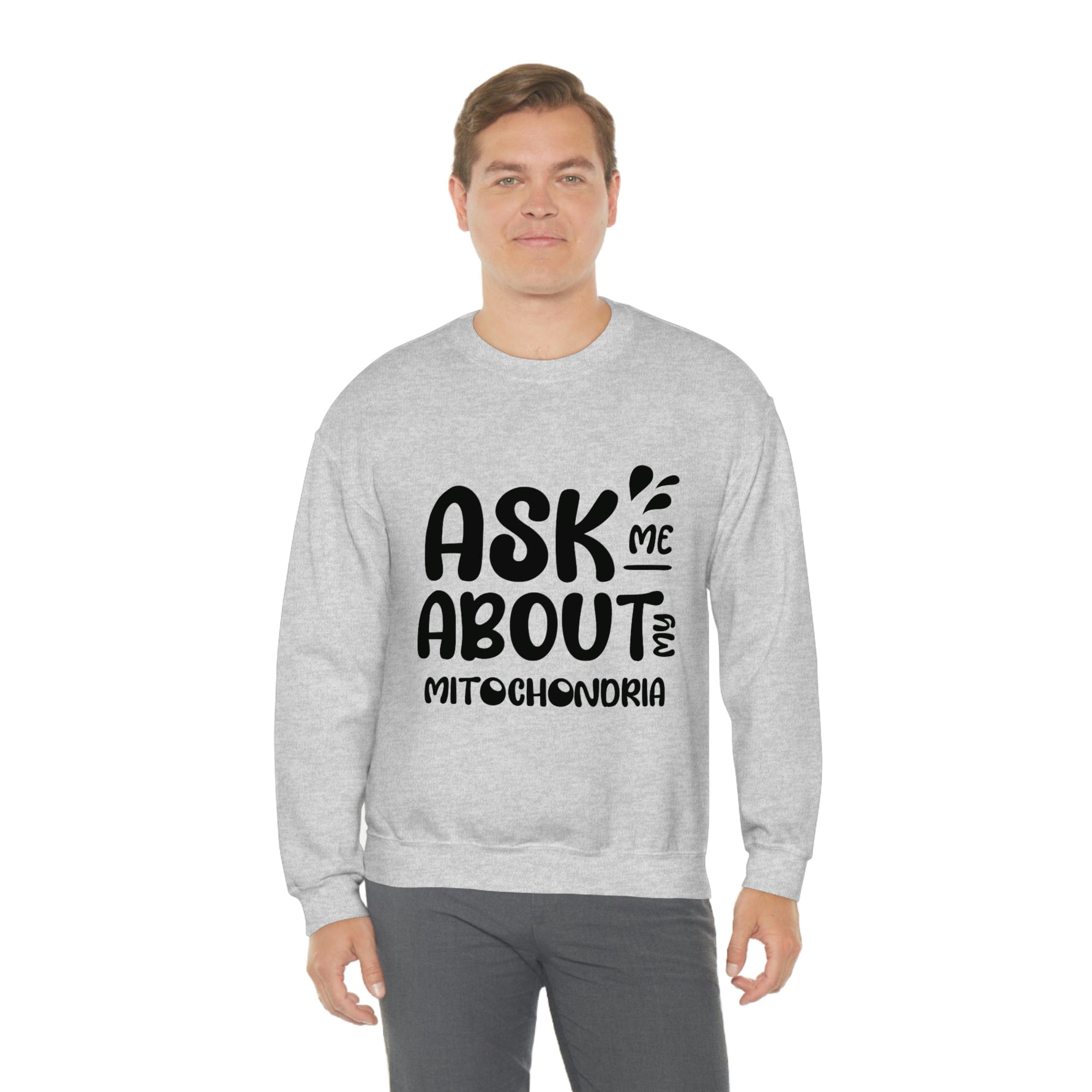 Printify Sweatshirt Mitochondria Unisex Heavy Blend™ Crewneck Sweatshirt