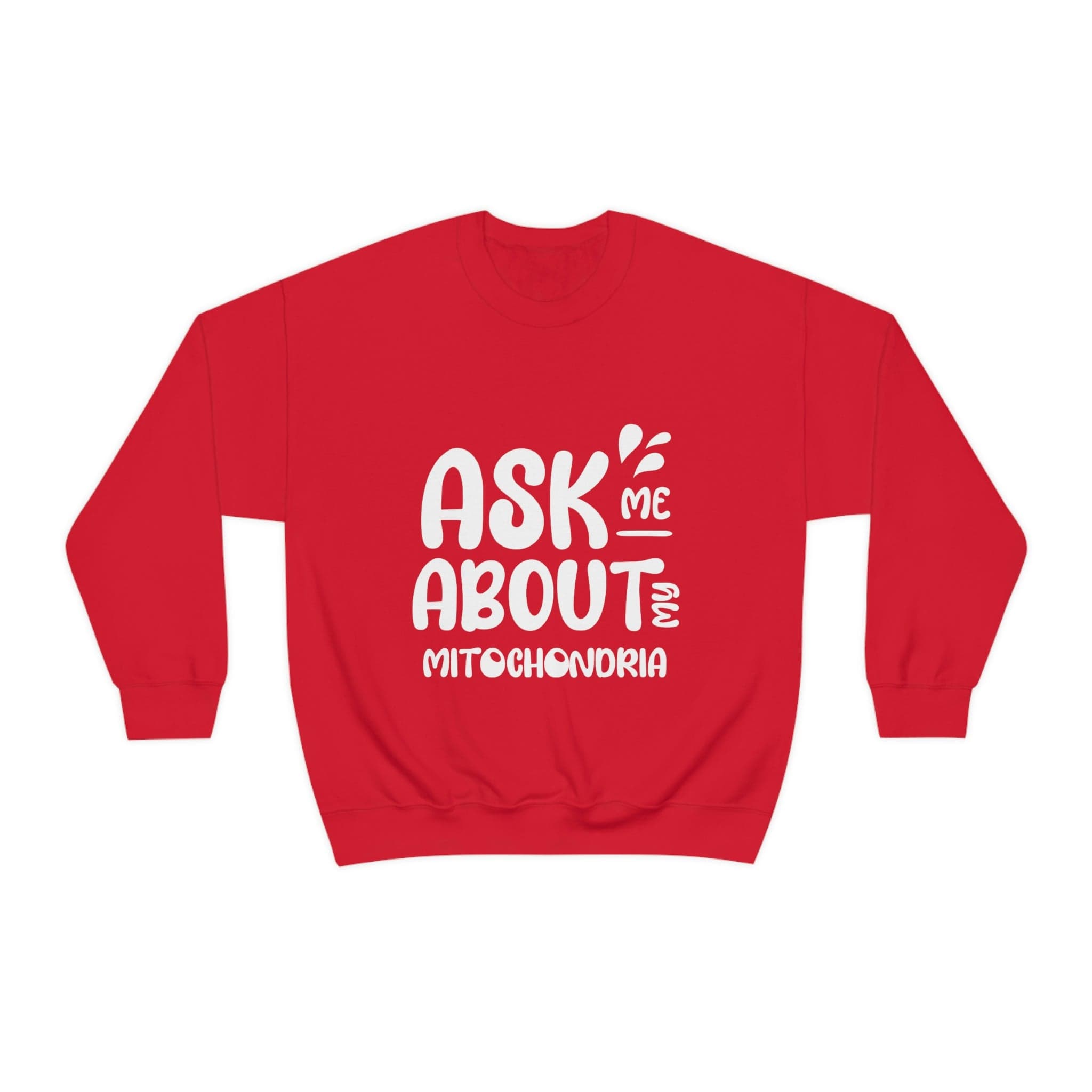 Printify Sweatshirt S / Red Mitochondria Unisex Heavy Blend™ Crewneck Sweatshirt