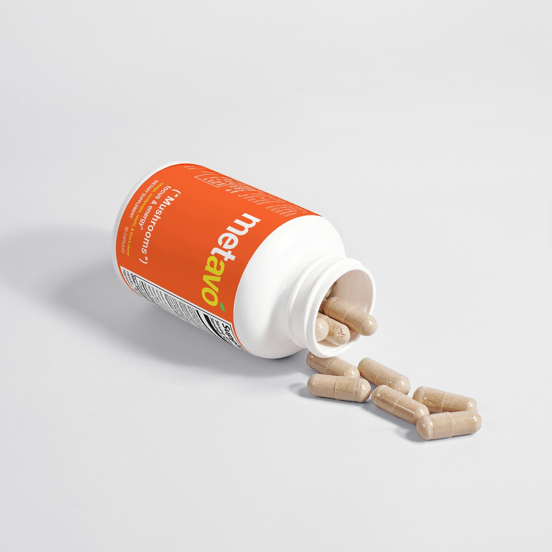 Supliful Natural Extracts Mega Mushrooms Lion's Mane | Chaga | Cordyceps | Reishi | 30 Serve